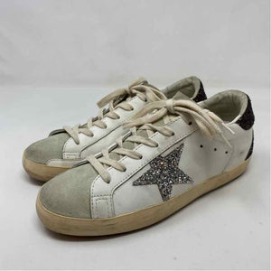 Pre-Owned Golden Goose White Leather Shoe Size 6.5 Designer Shoes