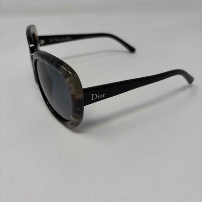 Pre-Owned Christian Dior Grey Plastic Designer Sunglasses