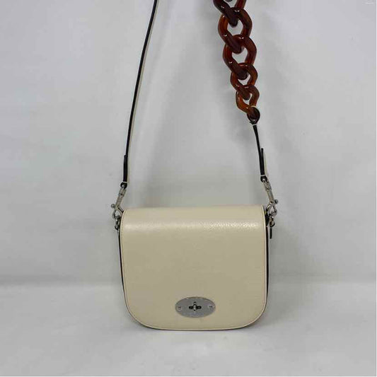 Pre-Owned Mulberry White/Brown Leather Handbag