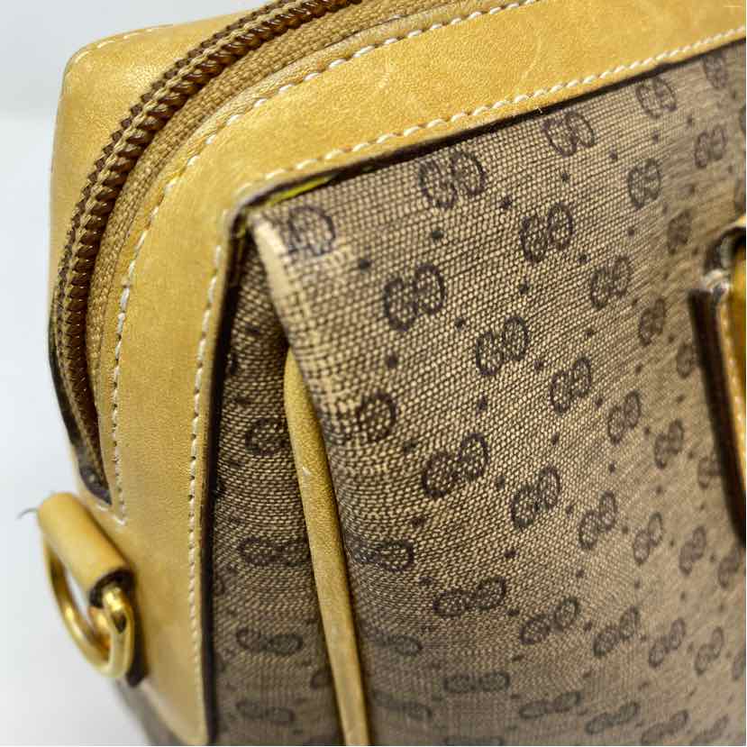 Pre-Owned Gucci Monogram Canvas Designer Handbag