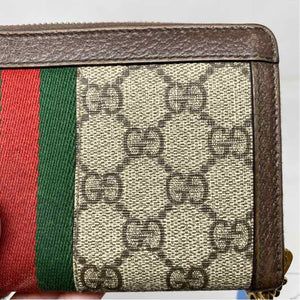 Pre-Owned Gucci Monogram Canvas Designer Wallet