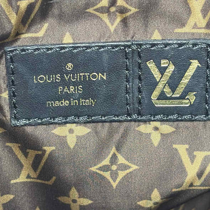 Pre-Owned Louis Vuitton Black/Brown Nylon Designer Handbag