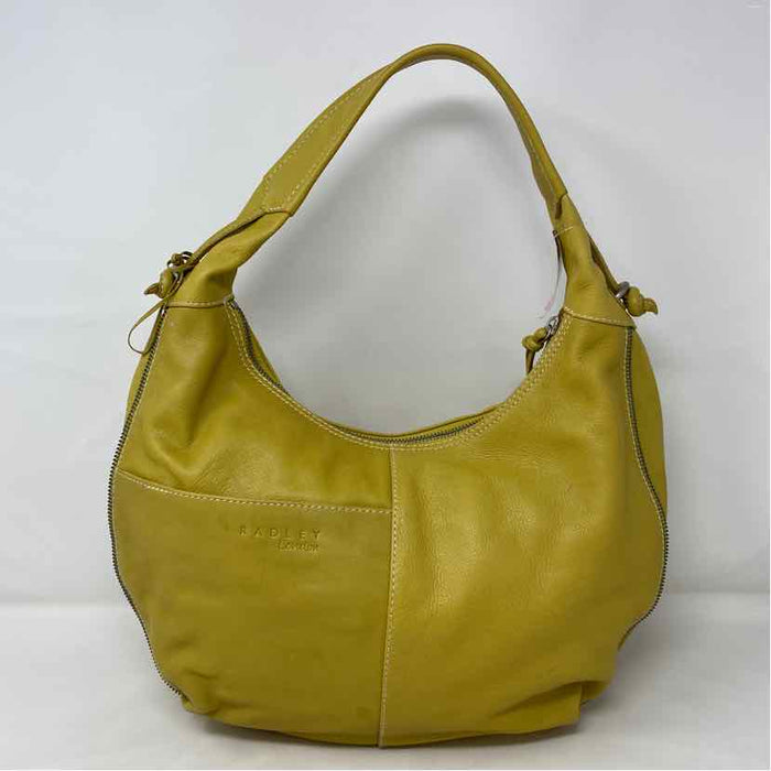 Pre-Owned Radley Chartreuse Leather Handbag