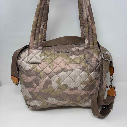 Pre-Owned MZ Wallace Green Multi Nylon Handbag