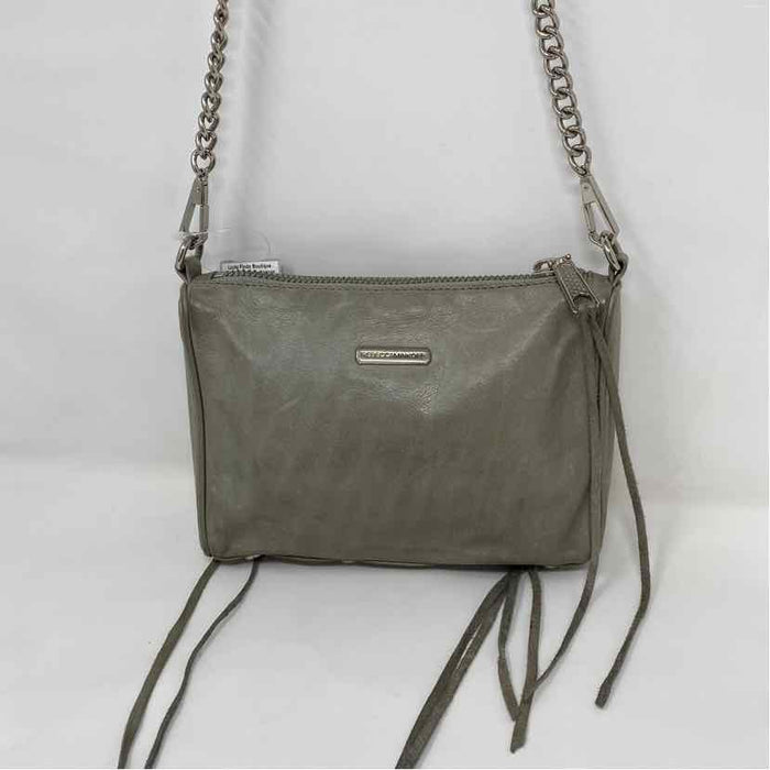 Pre-Owned Rebecca Minkoff Grey & Blue Leather Handbag