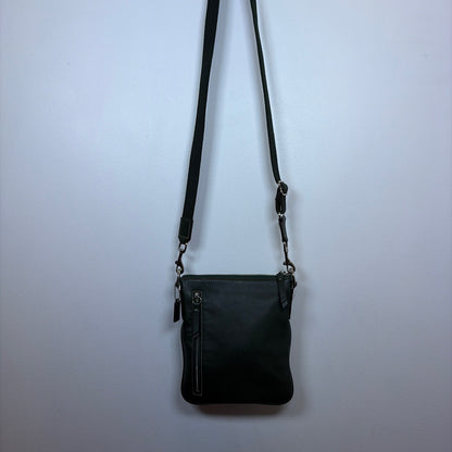 Pre-Owned Coach Green Leather Handbag
