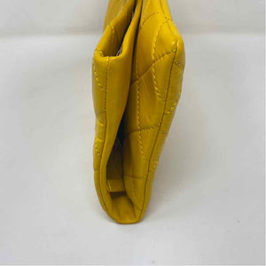 Pre-Owned Chanel Yellow Leather Designer Handbag