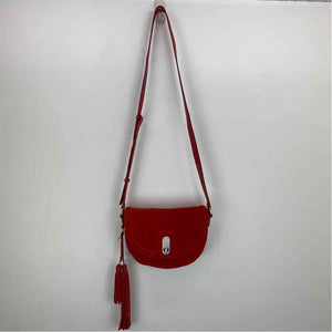 Pre-Owned Sorial Red Suede Handbag