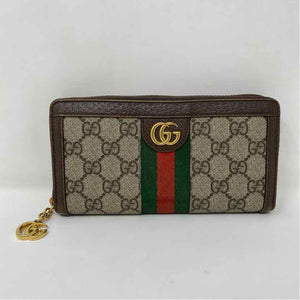 Pre-Owned Gucci Monogram Canvas Designer Wallet