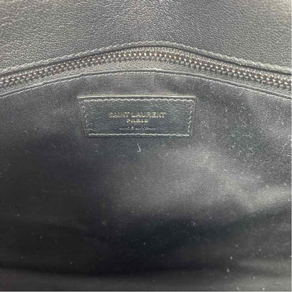 Pre-Owned Saint Laurent Black Leather Designer Handbag