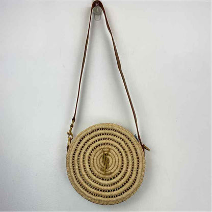 Pre-Owned Saint Laurent Straw Straw Designer Handbag