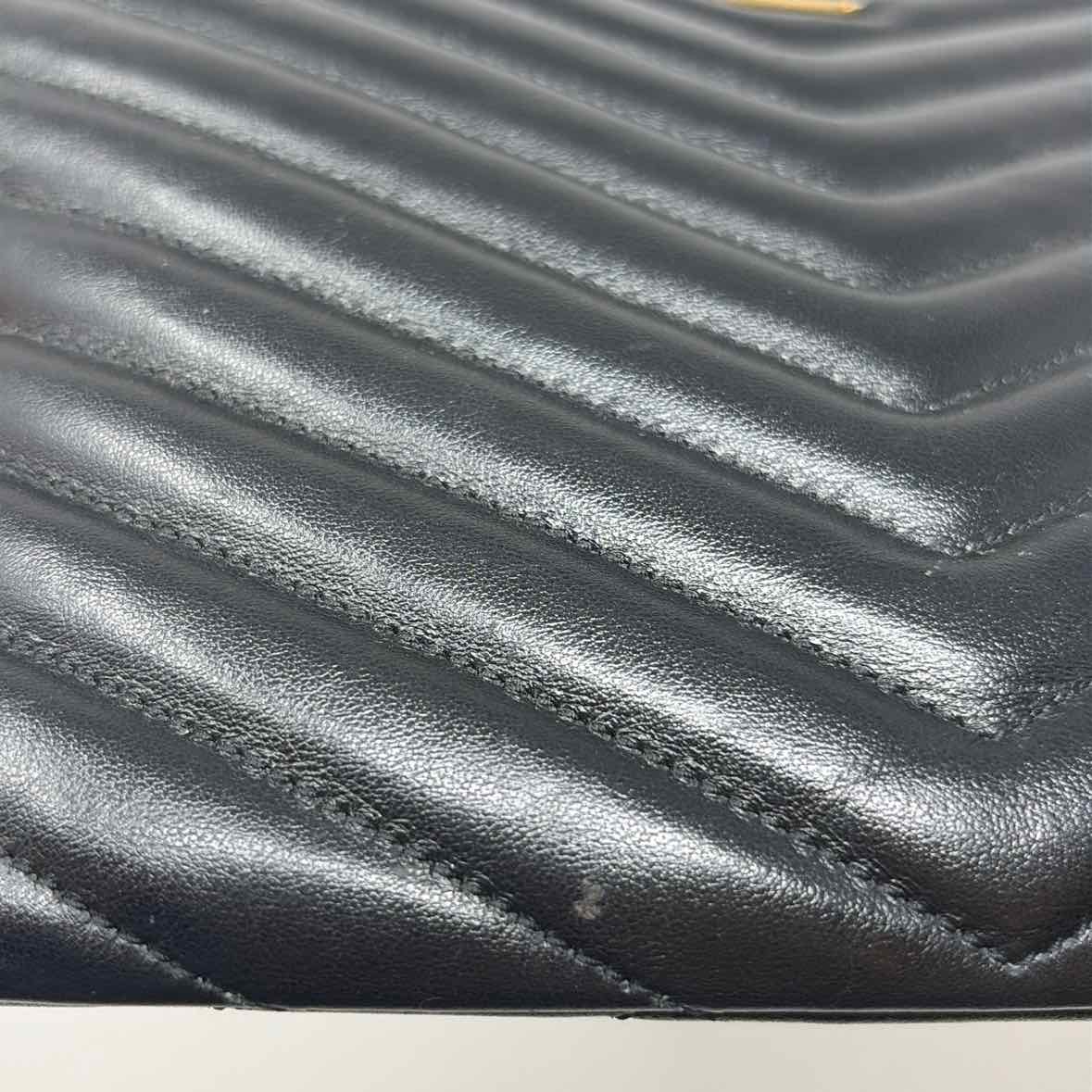 Pre-Owned Saint Laurent Black Leather Designer Handbag