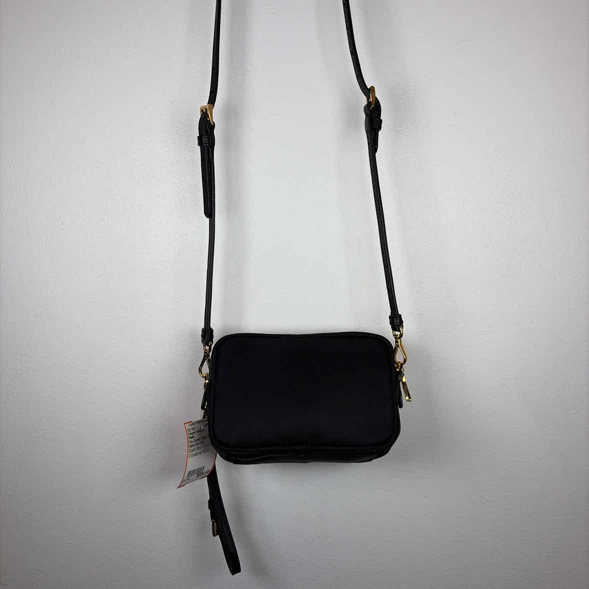 Pre-Owned Prada Black Nylon Designer Handbag