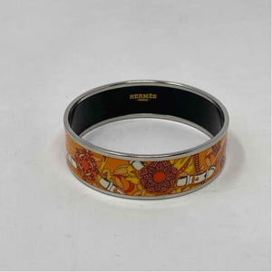 Pre-Owned Hermes Orange Enamel Designer Jewelry