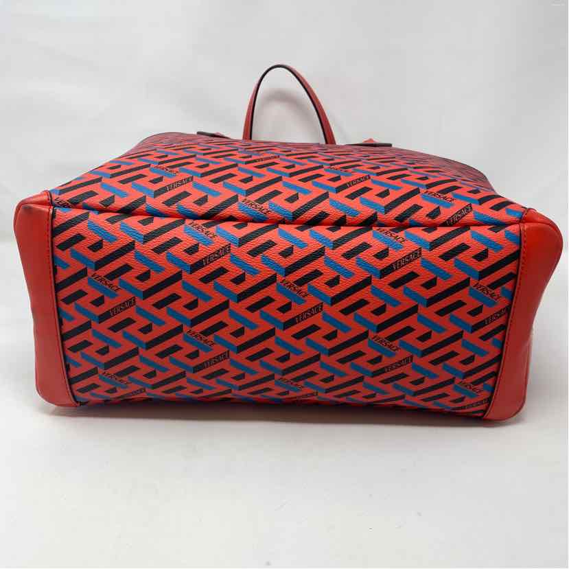 Pre-Owned Versace Multi Leather Designer Handbag