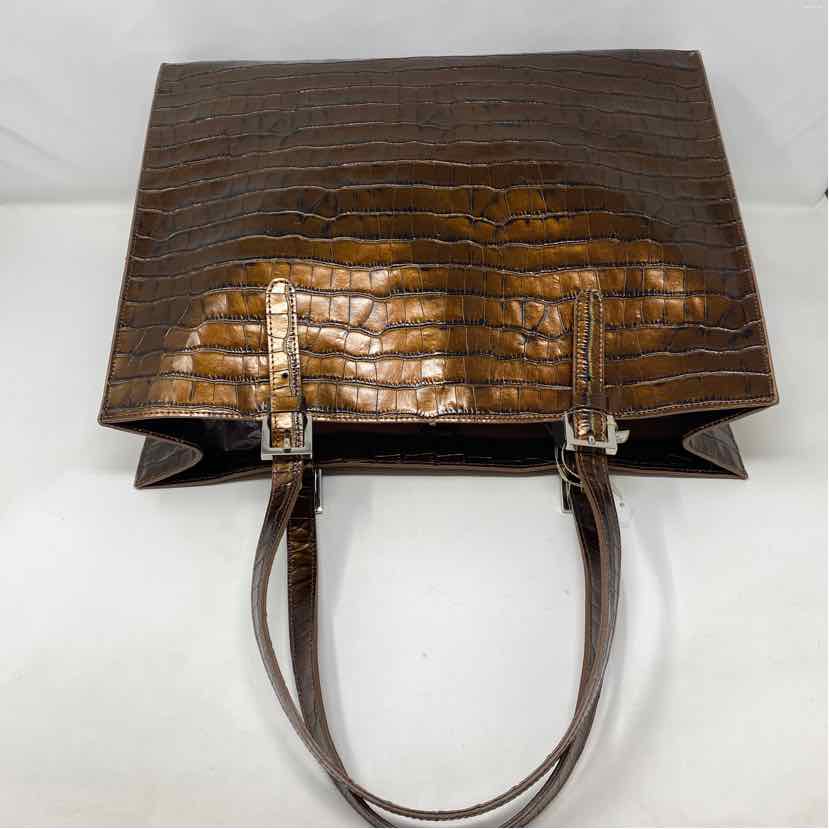 Pre-Owned Lancaster Paris Bronze Leather Handbag