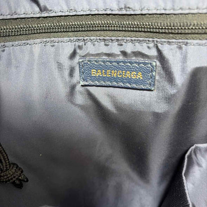 Pre-Owned Balenciaga Navy Multi Nylon Designer Handbag