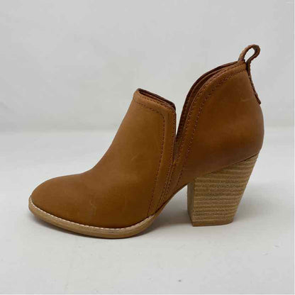 Pre-Owned Shoe Size 6.5 Jeffrey Campbell Cognac Booties