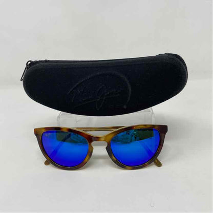 Pre-Owned Maui Jim Tortoise Plastic Sunglasses
