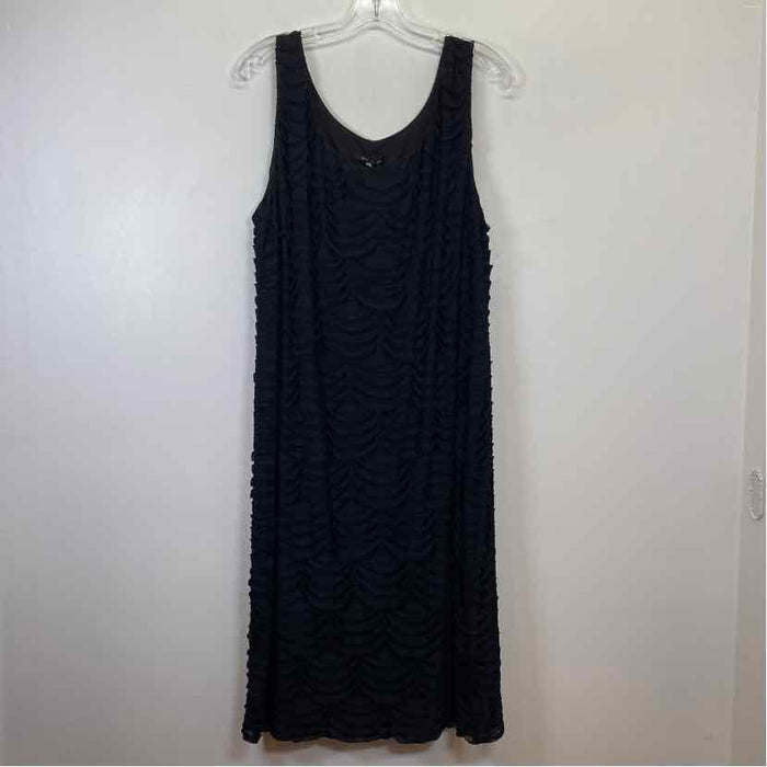 Pre-Owned Size 20/XXL Blu Sage Black Casual Dress