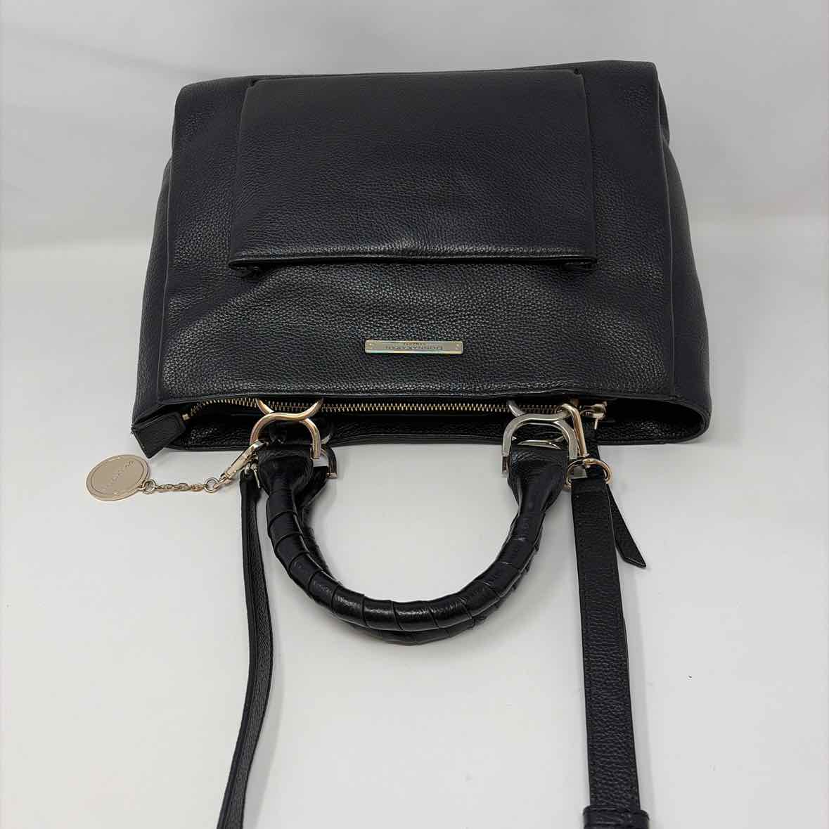 Pre-Owned Donna Karan Black Leather Handbag