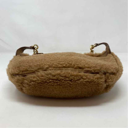 Pre-Owned Max Mara Tan Shearling Handbag