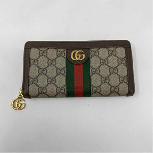Pre-Owned Gucci Monogram Canvas Designer Wallet