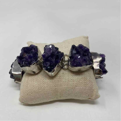 Pre-Owned Charles Albert Purple Stones Bracelet