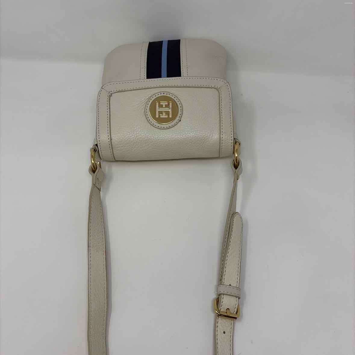 Pre-Owned Tommy Hilfiger Cream Leather Handbag