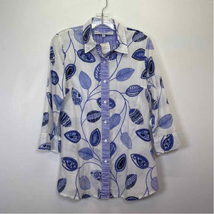 Pre-Owned Size XS Gretchen Scott Navy Multi Top