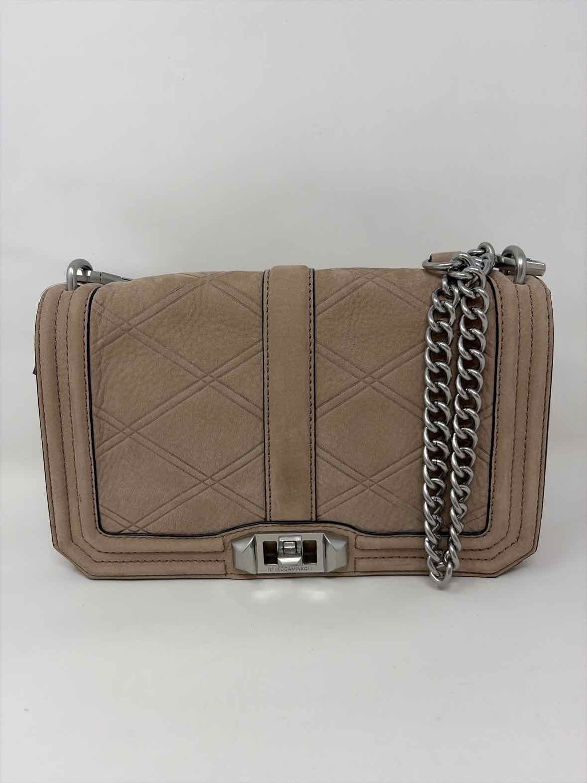 Pre-Owned Rebecca Minkoff Taupe Leather Handbag
