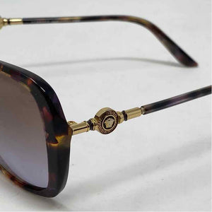 Pre-Owned Versace Brown Plastic Designer Sunglasses