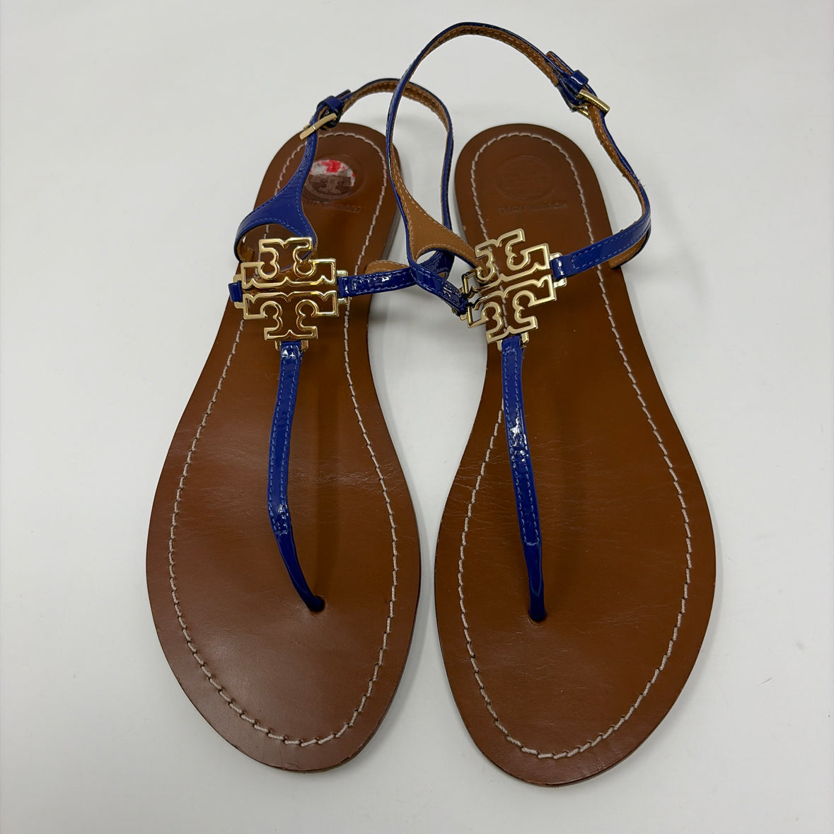 Pre-Owned Shoe Size 9.5 Tory Burch Blue Sandals