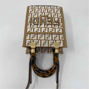 Pre-Owned Fendi Monogram Canvas Designer Handbag