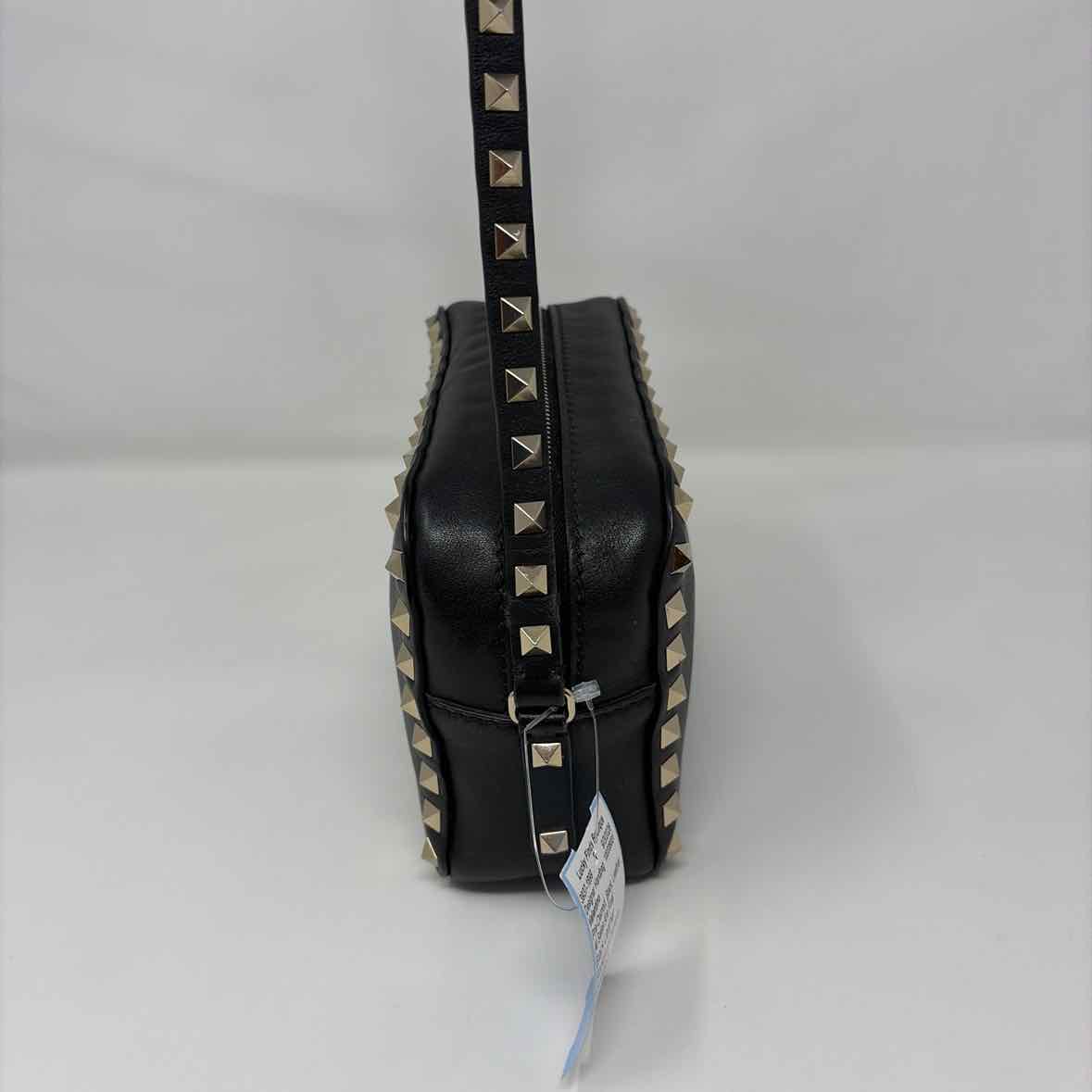 Pre-Owned Valentino Black Leather Designer Handbag