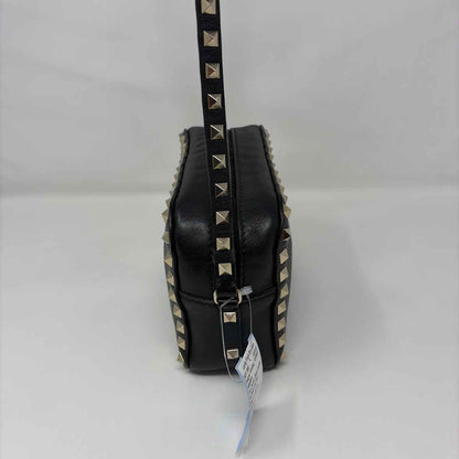 Pre-Owned Valentino Black Leather Designer Handbag