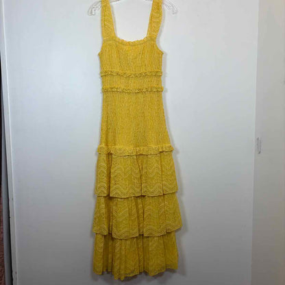 Pre-Owned Size S Saylor Yellow Casual Dress