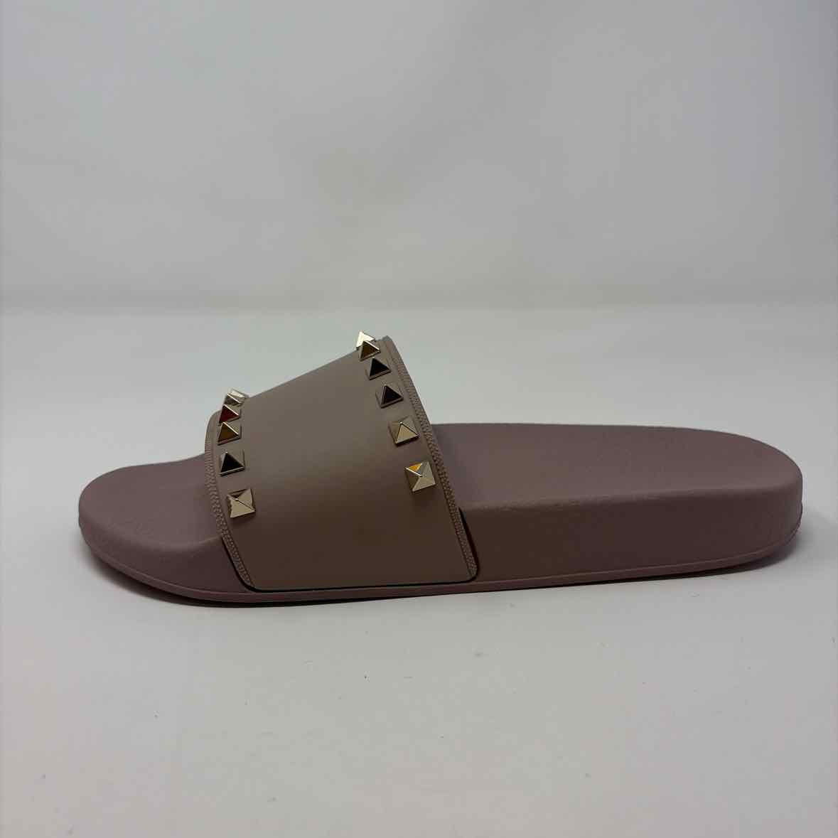 Pre-Owned Shoe Size 9.5 Valentino Taupe Designer Shoes