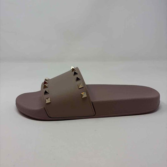 Pre-Owned Shoe Size 9.5 Valentino Taupe Designer Shoes