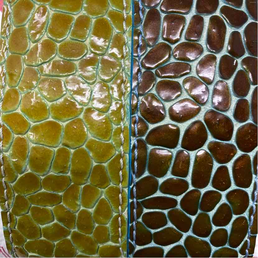 Pre-Owned MCM White Multi Leather Designer Handbag