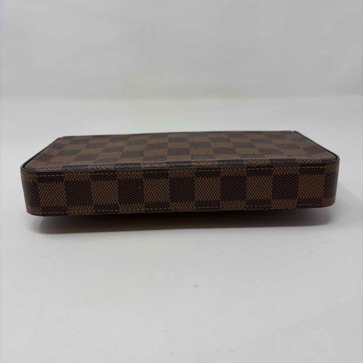 Pre-Owned Louis Vuitton Damier Eben Canvas Designer Handbag