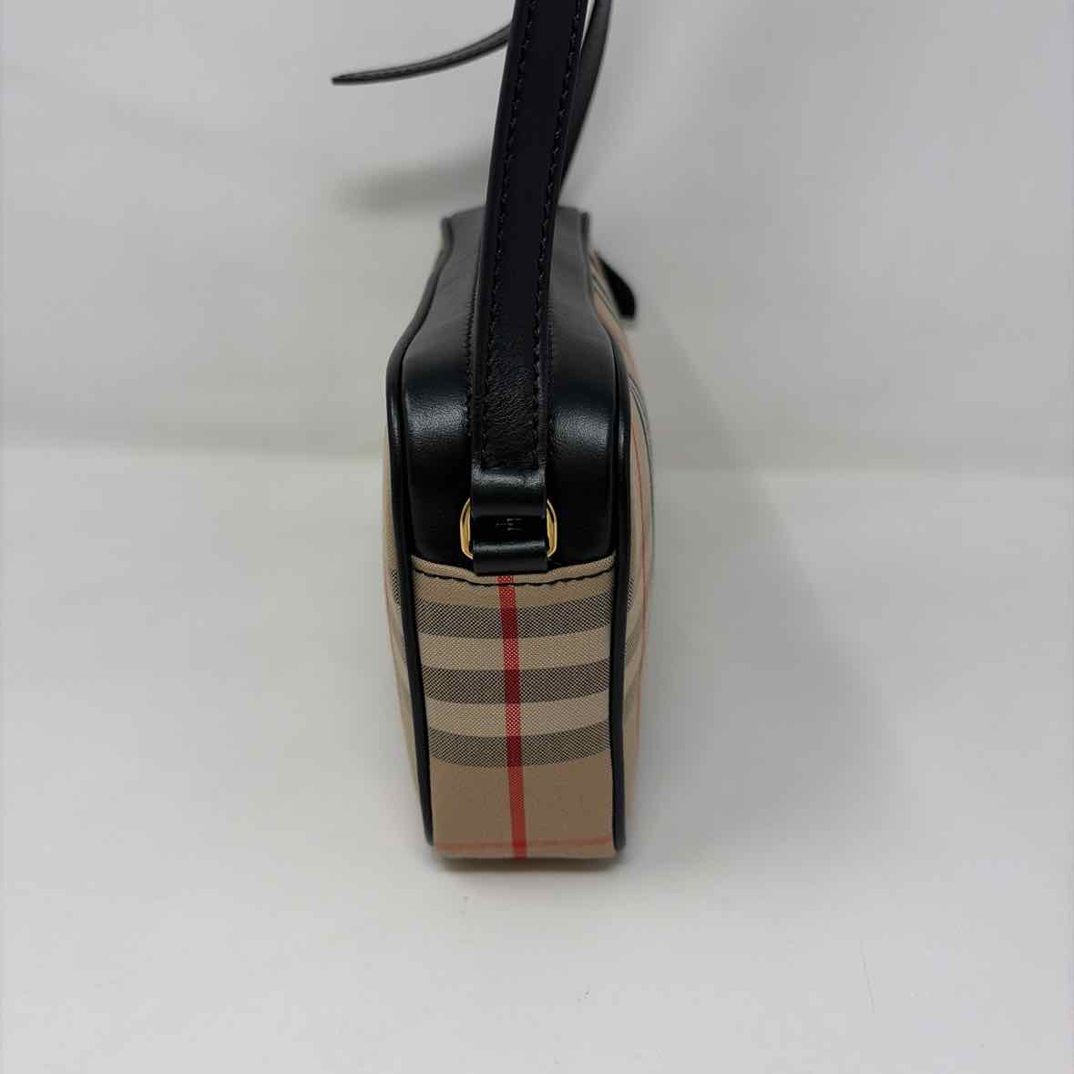 Pre-Owned Burberry Tan Multi Fabric Designer Handbag