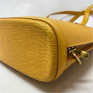 Pre-Owned Louis Vuitton Yellow Leather Designer Handbag