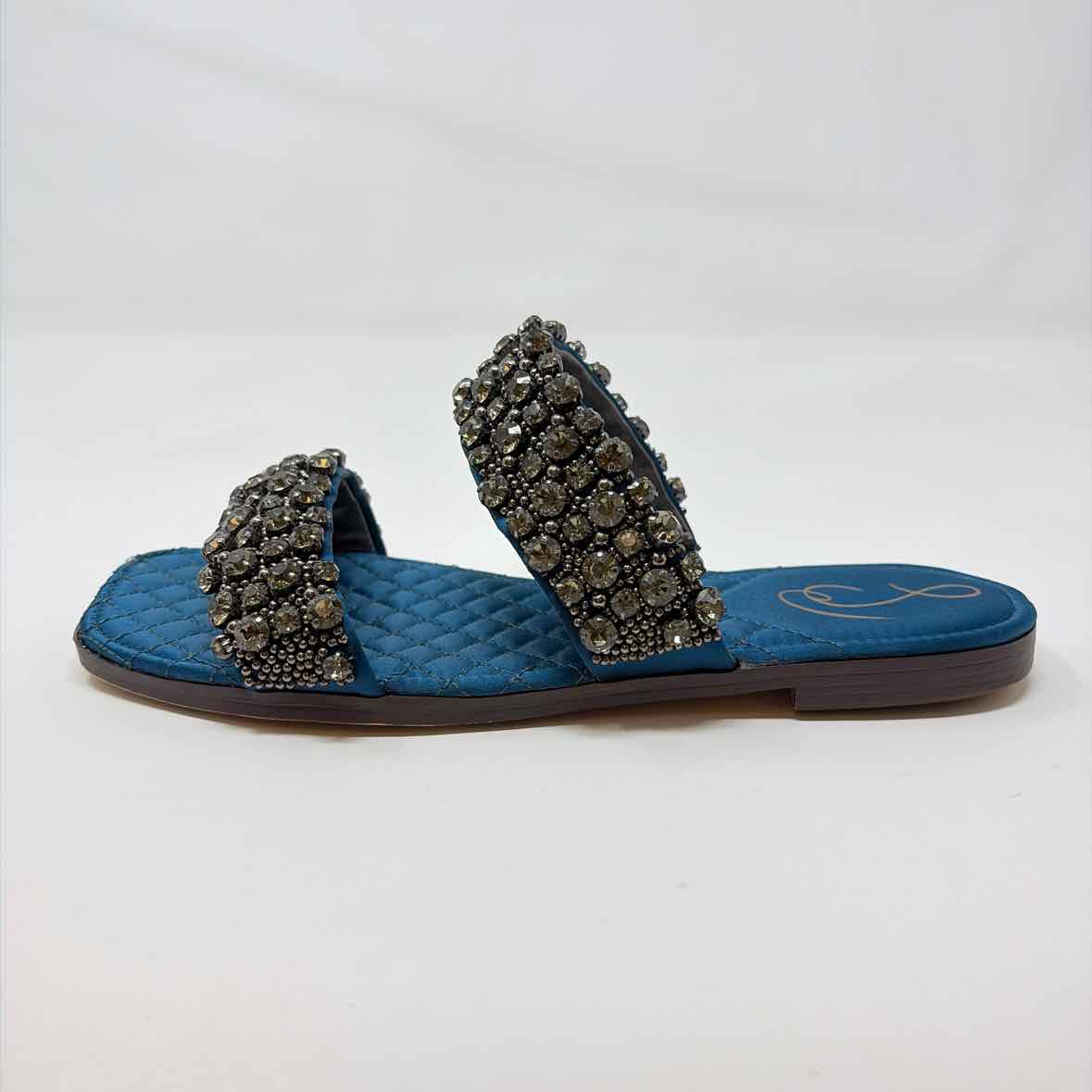 Pre-Owned Shoe Size 6.5 Sam Edelman Teal Sandals