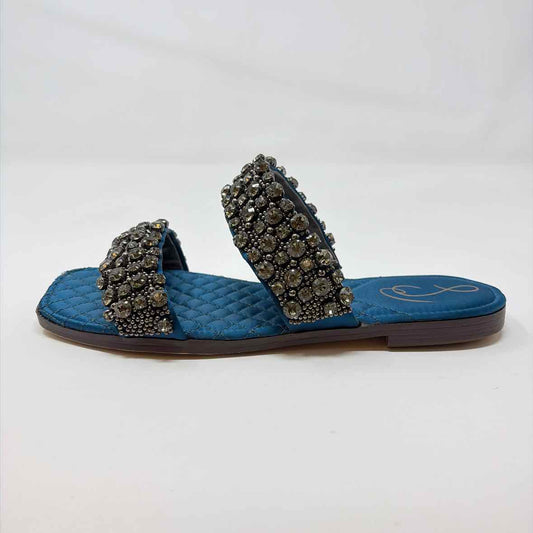 Pre-Owned Shoe Size 6.5 Sam Edelman Teal Sandals