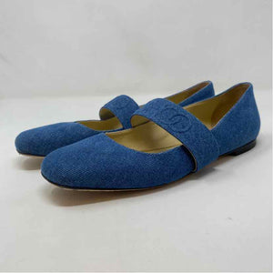 Pre-Owned Jimmy Choo Denim Denim Shoe Size 8.5 Designer Shoes