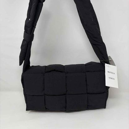 Pre-Owned Bottega Veneta Black Nylon Designer Handbag