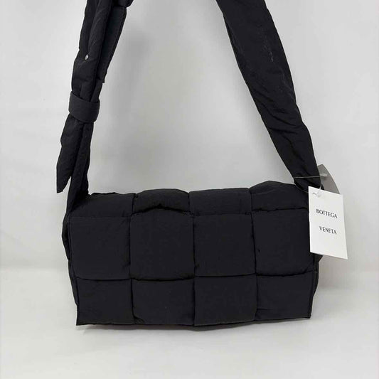 Pre-Owned Bottega Veneta Black Nylon Designer Handbag