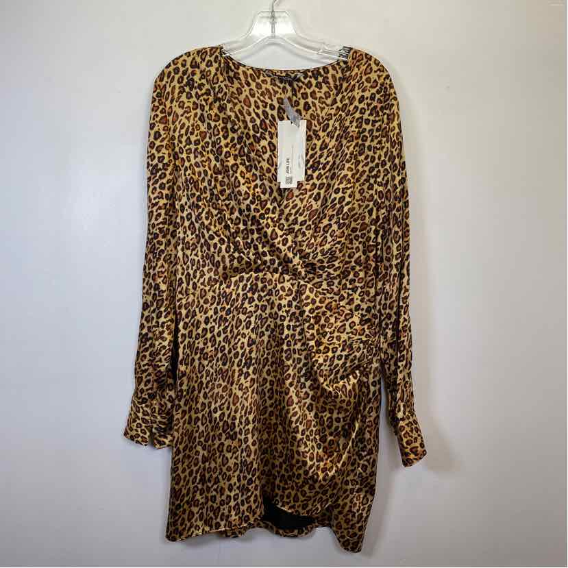 Pre-Owned Size XXL ZARA Cheetah Casual Dress