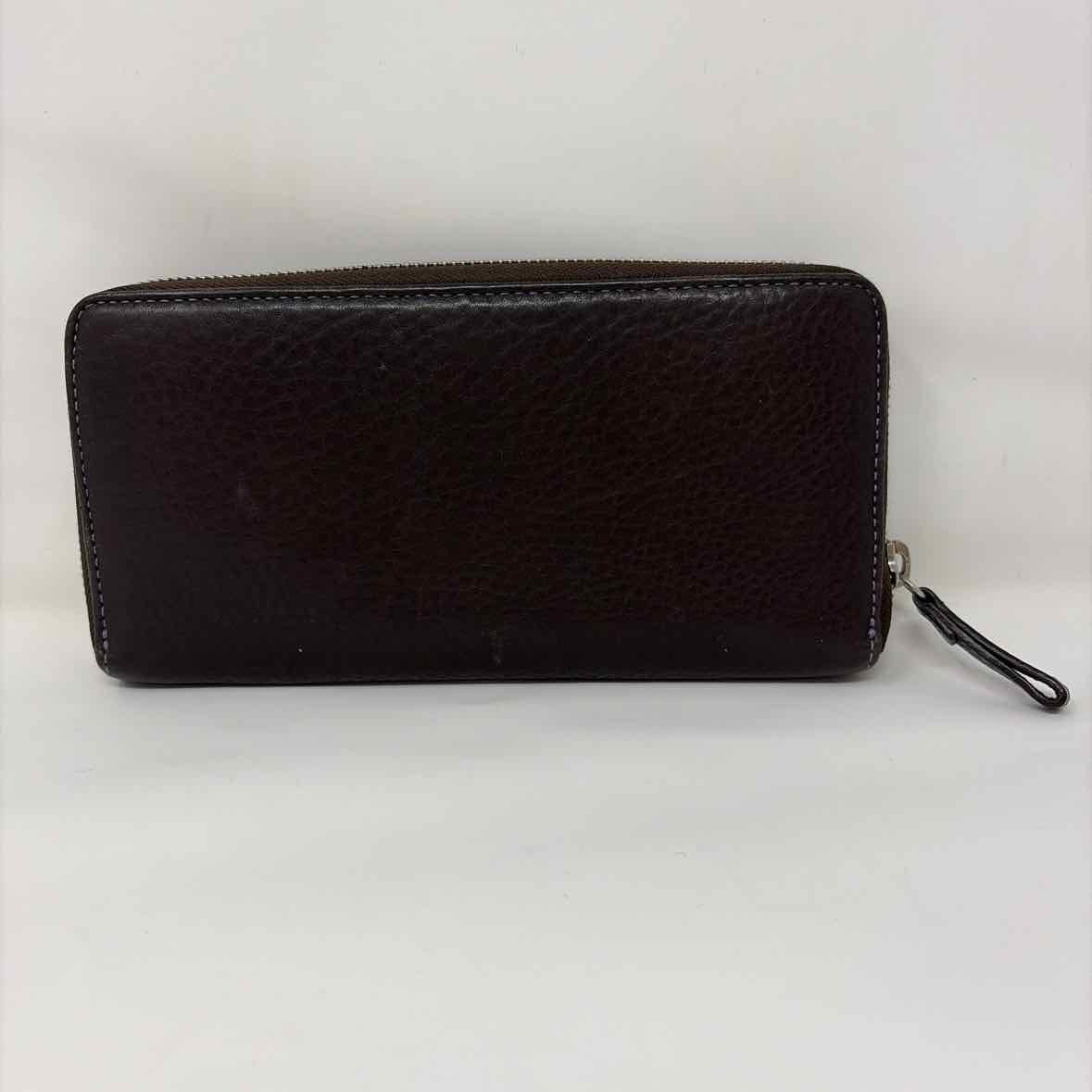 Pre-Owned Coach Brown Leather Wallet